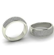 425 ring ring earrings kolco sergi dlya pechati 3dmodel printable sterling fashion silver engagem platinum jewellery engagement jewel jewelry rings missfox dekoracia 3d print model - Mito3D