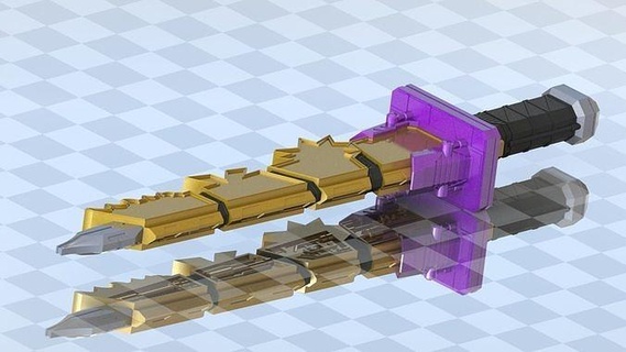 4koma ninpoutou kamenrider Schwert bauen Tokusatsu Hobby DIY 3d print model - Mito3D