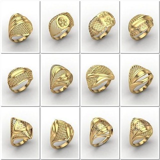 50 Modell Dateien Frauen Ring Damen Ringe einfach Modelle 3dm stl Schmuck Gold Silber Miniset Diamant Luxus brillant 3dmodel Sterling 3d print model - Mito3D