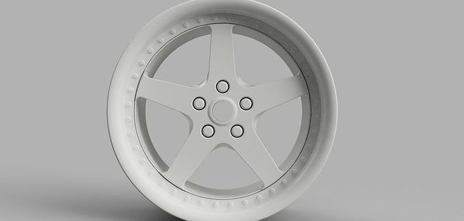52mm diameter 12mm hex rc wheels work equip 05 rcdrift drift hobby diy tamiya hpi lrp kyosho driftwheel car yokomo wheel rcwheel rccar 3D print model - Mito3D