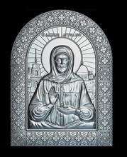 56 religion icône de st matrona stl modèle routeur cnc bijoux la christ bijoutier-joaillier jésus religieux pendentifs 3d print model - Mito3D