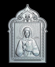 57 religion icon matrona moscow stl model cnc router jewelry st 3d christ religious pendants 3d print model - Mito3D