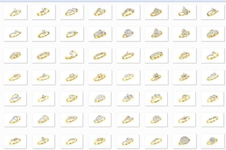 58 mujeres anillo de 3dm render detalle la recolección a granel joyería boda compromiso imprimible joya el diamante plata oro blanco moda gem los anillos banda weedingband coupleband platino brillante lujo 3d print model - Mito3D
