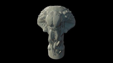 5 fallimento pacco 75mm 35 dollaro scultura arte anatomia pittura dipingere orco alieno demone Dio tentacolo cyberpunk artista accademico sculture 3d print model - Mito3D