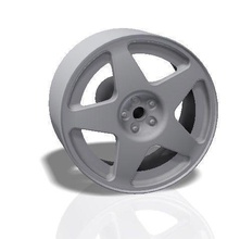 5 spokes rim - print model wheel car tire spare ferrari racing tyre race slot hobby diy automotive 3d print model - Mito3D
