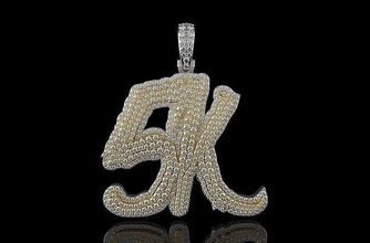 5k pendente oro moda bellezza gemma platino argento collana cad bianca brillante gioielleria dito braccialetto squillare zaffiro diamant 5 ciondoli 3d print model - Mito3D