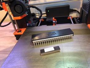 6502 chip microprocesador art tecnología equipo de la maquinaria equipos computación industria exploraciones las réplicas 3d print model - Mito3D