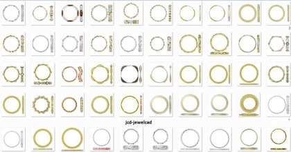 670 femmes bracelets jcd jewelcad masse collection bijoux mode or argent diamant imprimable engagement mariage platine goujat beauté précieux 3d print model - Mito3D