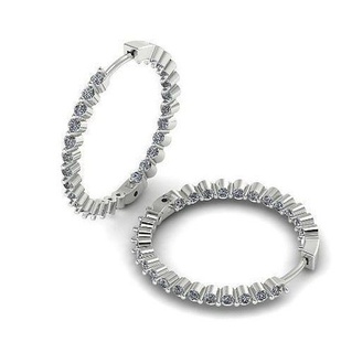 673 earrings ring kolco sergi dlya pechati 3dmodel printable sterling fashion silver engagem platinum jewellery engagement jewel jewelry rings missfox dekoracia 3d print model - Mito3D
