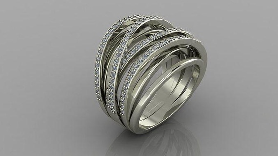 68 argolas jóias 3d impressão modelo diamante jóia joalheria anel ouro prata noivado Casamento moda branco brilhante engagem diamantado solitário gema 3d print model - Mito3D
