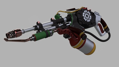 6 flamethrower yara flame thrower weapon gun games toys 3d print model - Mito3D
