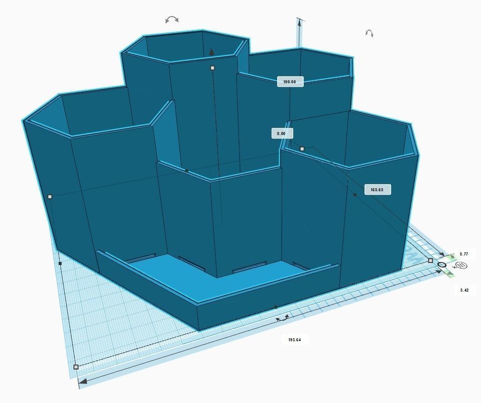 Ekici kendini sulama 6 parça ev ekici pot doğa masa dekor 3D print model - Mito3D