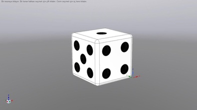 6 côté dé Plastique Jeu cube chance carré Jeux jouets 3d print model - Mito3D