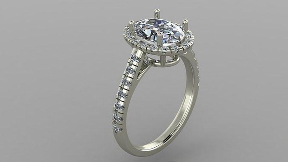 72 Cocktail Ring Frau Diamant Juwel Schmuck Ringe Gold Silber Engagement Hochzeit Mode Weiß brillant engagem Solitär 3d print model - Mito3D