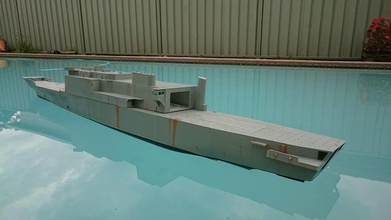 72nd ölçek koştu lpa hayat kanimbla donanma deniz newport uss gemi savaş gemisi askeri okyanus taşıtı rc model oyunlar oyuncaklar 3d print model - Mito3D