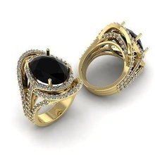 771 ring earrings kolco sergi dlya pechati 3dmodel printable sterling fashion silver platinum jewellery engagement jewel jewelry rings missfox dekoracia diamond 3d print model - Mito3D