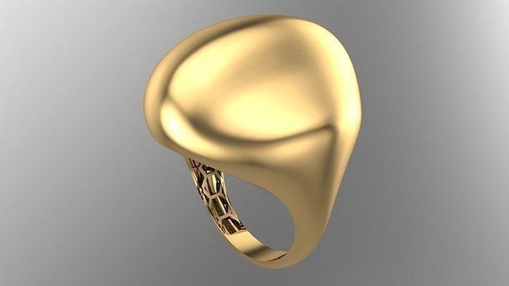 7 simple fusion ring collection-r05 bracelet earring silver jewelry design necklace diamond fasion gold chic gem 3dprint printable special grace rings solid jewel 3d print model - Mito3D