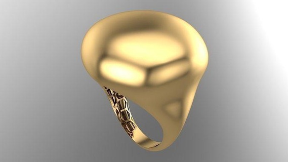 7 simple fusion ring collection-r06 bracelet earring silver jewelry design necklace diamond fasion gold chic gem 3dprint printable special grace rings solid jewel 3d print model - Mito3D