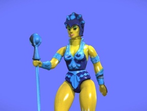 80s motu evil-lyn figure - 3d scan toys toy insector 3dscanning actionfigure mastersoftheuniverse 3dscan vintagetoys games 3d print model - Mito3D