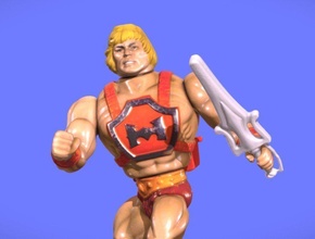 80s motu he-man figure - 3d scan toy 3dscanning actionfigure scan3d he man heman gijoe skelletor vintagetoys games toys 3d print model - Mito3D