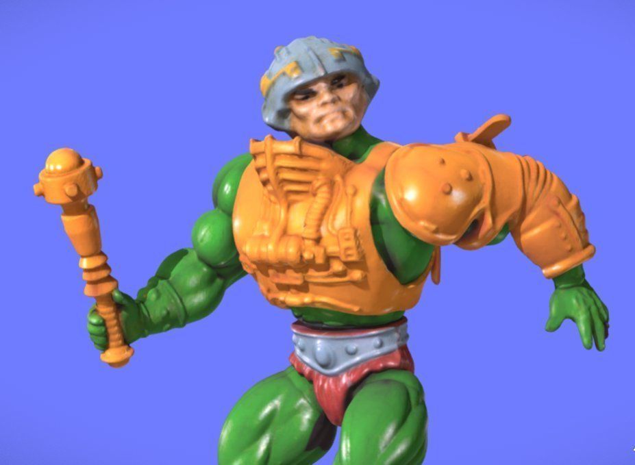 80s motu man at arms figure 3d analyse jouet 3dscanning figurine scan3d he homme heman gi joe squelette jeux jouets 3D print model - Mito3D