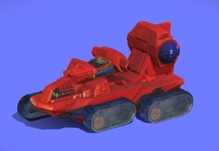 80s motu vehicle 01 - 3d scan toy figure tmnt thundercats scan3d man heman gijoe 3dsmax masterclip3d masterclip gi joe games toys 3d print model - Mito3D