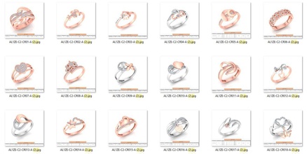 86 mariage de l'engagement des femmes a augmenté anneau stl détails bijoux joyau imprimable le diamant d'argent or l'anneau les anneaux cocktailring rose rosering bague fiançailles en l'amour la saint-valentin 3d print model - Mito3D