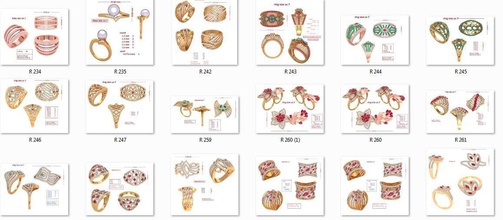 88 femmes anneau de cao 3dm rendre les détails la collecte en vrac bijoux anneaux or d'argent le diamant joyau imprimable l'engagement gem mariage mode bague 3d print model - Mito3D