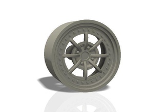 8 rayons de la jante - modèle d'impression des pneus voiture le réglage course rechange fente roue passe-temps bricolage hobby l'automobile 3d print model - Mito3D