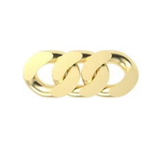 8mm breit lose kette verknüpfung schmuck einzellink kettenglied kettenteile teile goldkette goldkettenglied 3d 3ddesign design designer 3dp 3dprinting druckbar silberkette silberkettenglied loselink 3d print model - Mito3D