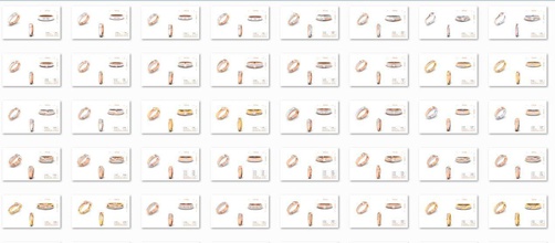 94 çift grup gelin damat eşleşen nişan yüzüğü ot mücadelesi takı düğün engegement bantları couplebands diiamondband yüzük elmas mücevher yazdırılabilir cad gem Gümüş moda weddingband engagementband 3d print model - Mito3D