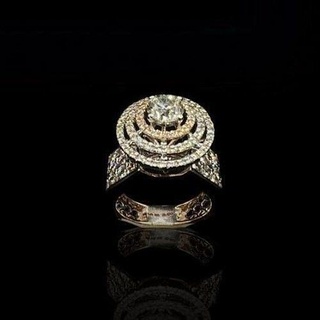 95 puntatore solitario Fidanzamento squillare gioielleria prezioso gemma platino Tesoro argento brillante diamante stampabile anelli gioiello pietra preziosa oro trofeo 3d print model - Mito3D