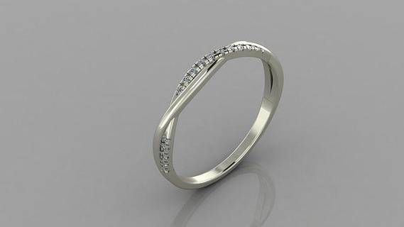 97 engagemet Hochzeit Ring Frau Juwel Schmuck Ringe Gold Silber Engagement Mode Weiß brillant engagem Diamant Solitär 3d print model - Mito3D