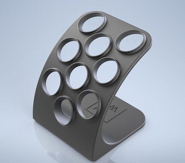 9 Fincan Kahve kapsül ayakta durmak 3d Yazdır Dosyalar Sanat plastik kafein tasarım mutfak depolama aletler büyük kcup ev yemek 3d print model - Mito3D