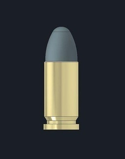 9mm manichino proiettile bala pistola airsoft passatempo Fai 3d print model - Mito3D
