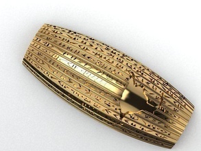 a 104 cyrus silindir takı altın tarih gümüş mücevher farsça insanlar baş hayvan kral yüzük kolye elmas yazdırılabilir antik 3d print model - Mito3D