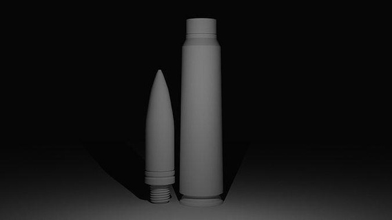 a-10 warthog bullet container printable a10 storage replica ammo realistic lowpoly readytoprint ammunition decor military army airforce 10 gadgets house 3d print model - Mito3D
