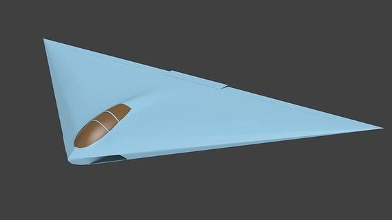 12 vengeur ii avion vol militaire jet volant combattant air furtif loisir DIY 3d print model - Mito3D