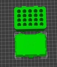 aa batería caja cuadrado tapa utilidad pasatiempo bricolaje diy mano herramientas 3d print model - Mito3D