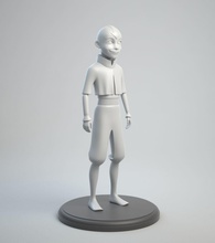 aang avatar maestro aire figura estatua personaje cuerpo escultura lindo figurilla arte juegos juguetes 3d impresión imprimible 3d print model - Mito3D