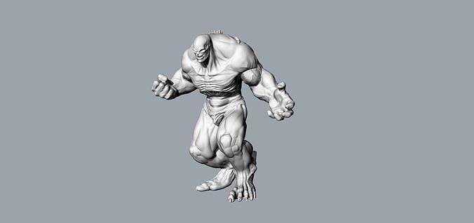 abomination abomination mcu marvel characters animal characters game printable sculpture decorative goblin mage mesh electronic abomination mcu marvel engineering creature hobby diy hobby diy mechanical parts mechanical parts  3d print model - Mito3D