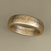 assoluta anello del potere gioielli prototipazione famiglia altri anelli 3d print model - Mito3D