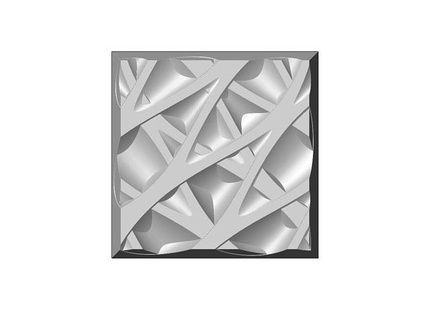 Öz örgü Rahatlama dekor panel n03 duvar 3d dalga iç dekorasyon süs cnc oymacılık Artcam pervazlar yazdırılabilir Odun organik mimari Sanat heykeller 3d print model - Mito3D