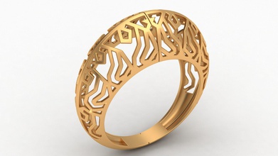 resumo enfeite moda ouro anel joalheria jóias brinco diamante brilhante imprimível noivado casamento prata dedo humano mão gema jóia pulseira argolas 3d print model - Mito3D