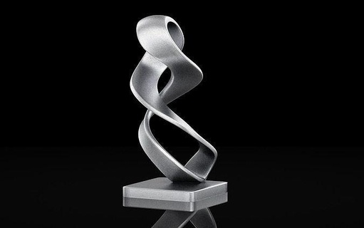 abstrakt Skulptur 2 modern geometrisch dynamisch kompliziert innovativ fesselnd Energie futuristisch einzigartig mächtig Scheu inspirierend Schneiden Kante Futurismus Avantgarde garde zeitgenössisch minimalistisch Eleganz Kunst Skulpturen 3d print model - Mito3D