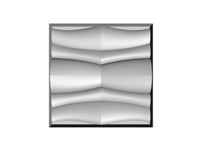abstrakt welle muster linderung 3d mauer panel n04 innere dekoration dekor ornament cnc carving artcam formteile druckbar holz organisch architektonisch gips düne haus 3d print model - Mito3D