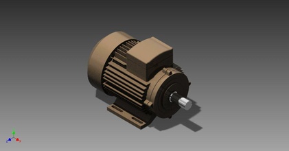 ac motor alternating current 3d printable design miniatures architecture science engineering 3d print model - Mito3D