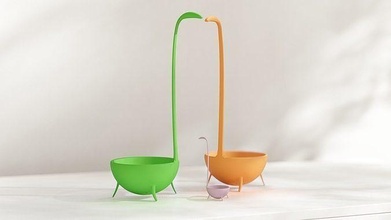 accesorios cocina dinosaurio cucharones cuchara accesorio habitación arte casa comida 3d print model - Mito3D