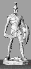 achilles 3d print model spartan achilleus greek statue trojan iliad mythology sword shield helmet art sculptures magical legend fantasy fictional creature hero 3d print model - Mito3D