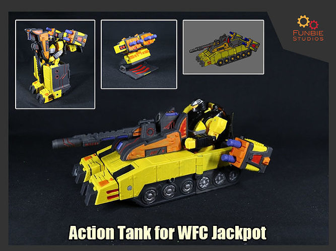 aksiyon tank savaş istasyon transformatörler wfc ikramiye oyunlar oyuncaklar 3D print model - Mito3D